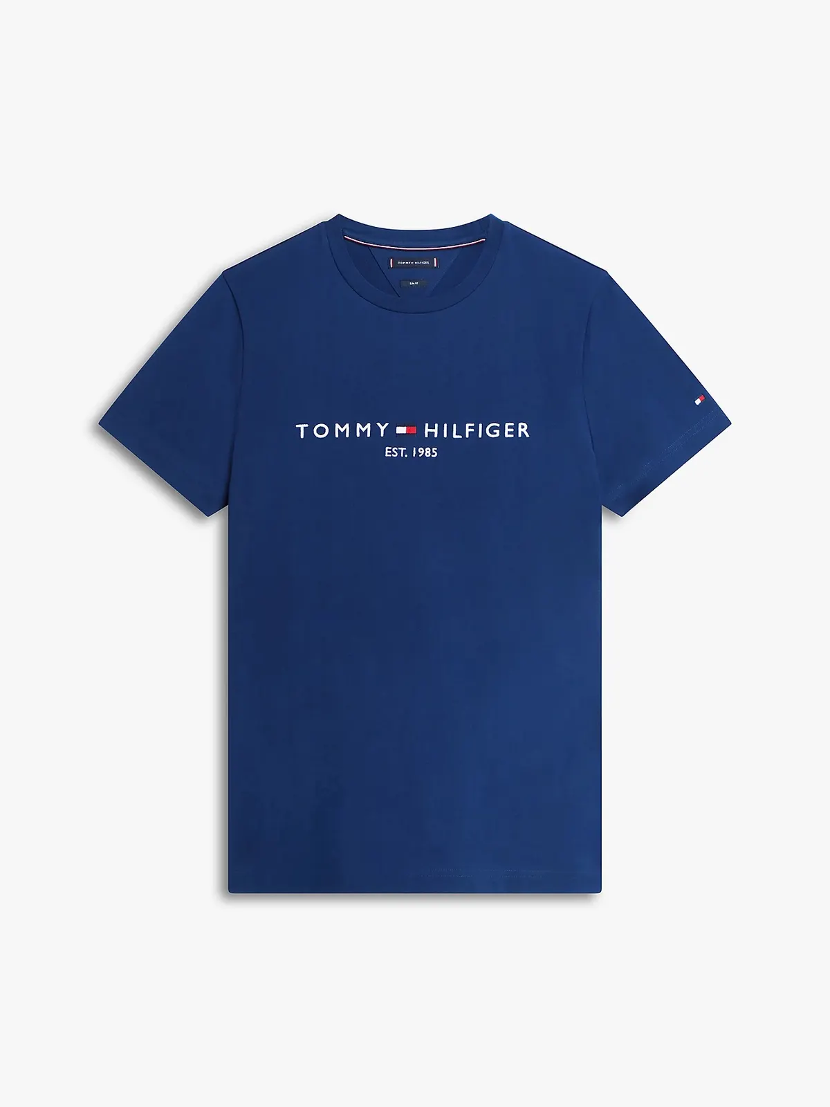 T-shirt slim en jersey à logo brodé